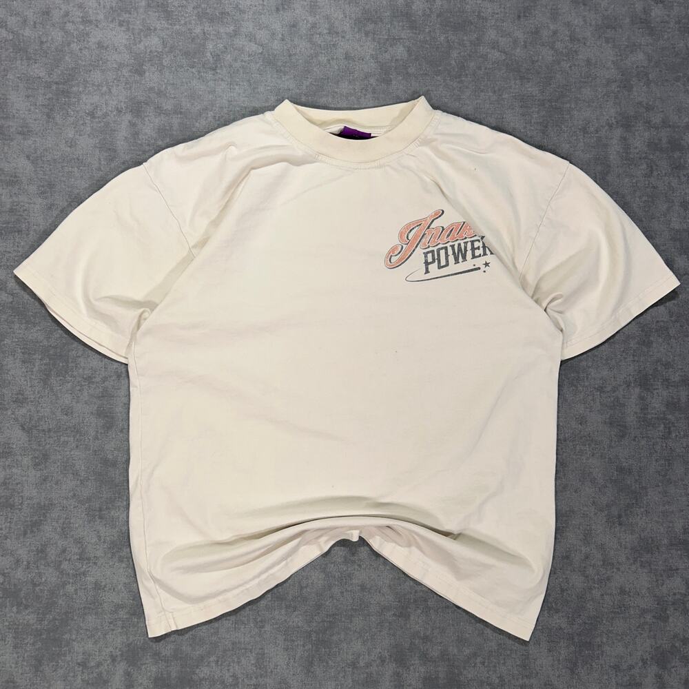 Inaka Power Baseball League retro streetwear summer tshirt mens Small